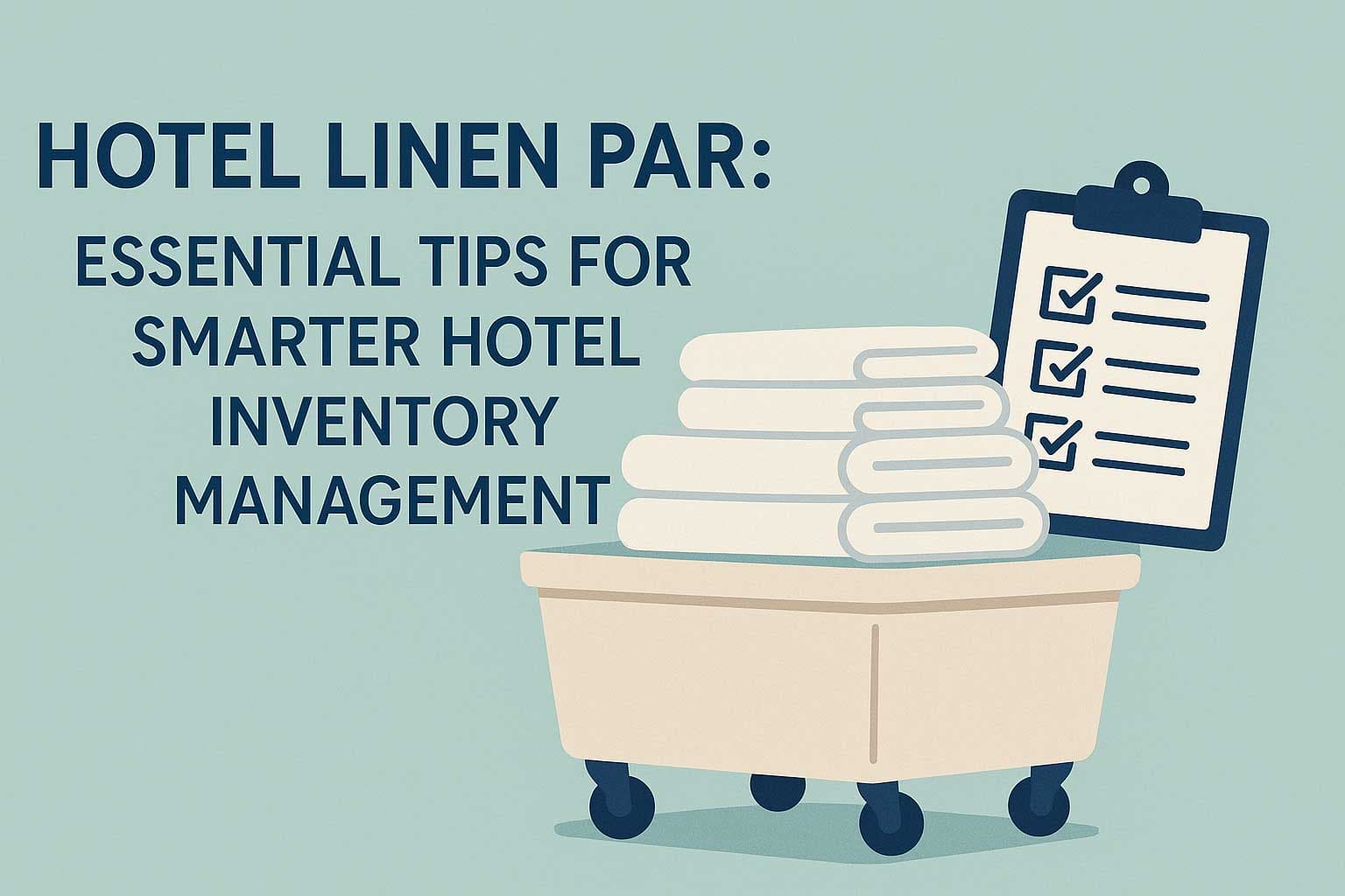 Hotel Linen Par: Essential Tips for Smarter Hotel Inventory Management