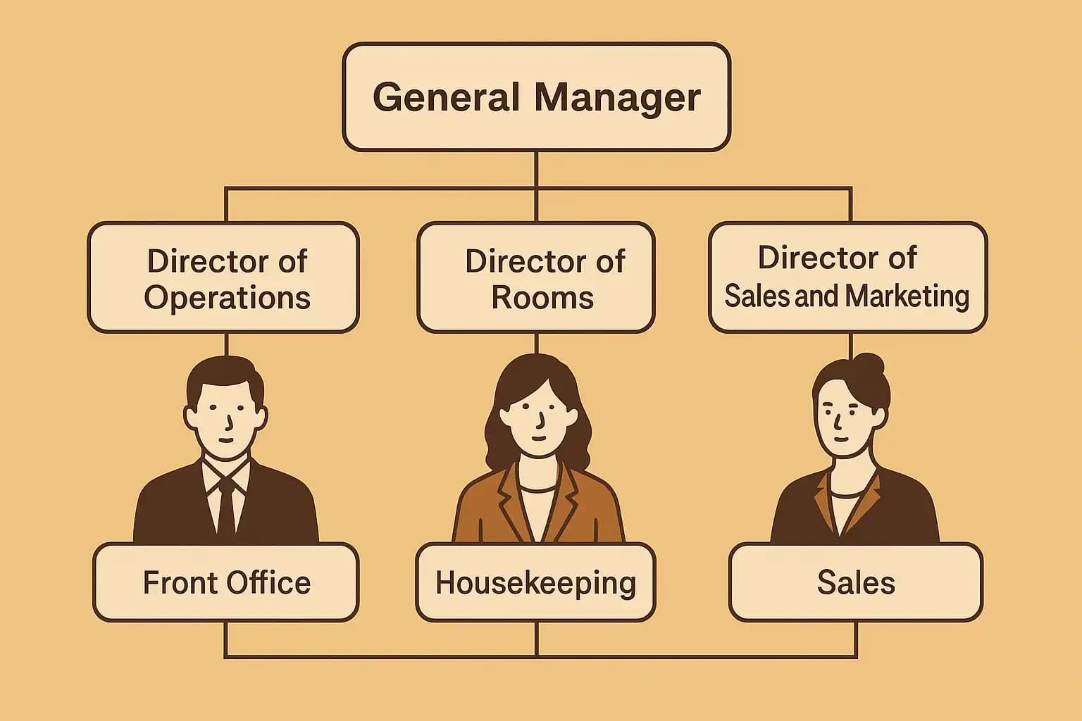 Hotel Organizational Structure: Hotel Hierarchy and Management
