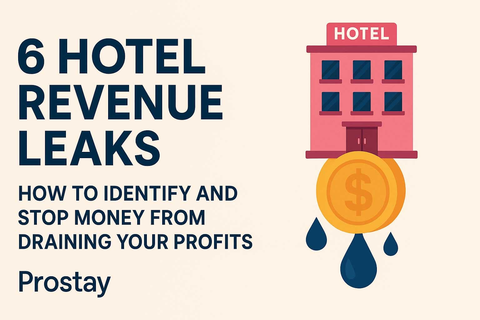 6 Hotel Revenue Leaks: Identify & Stop Profit Losses