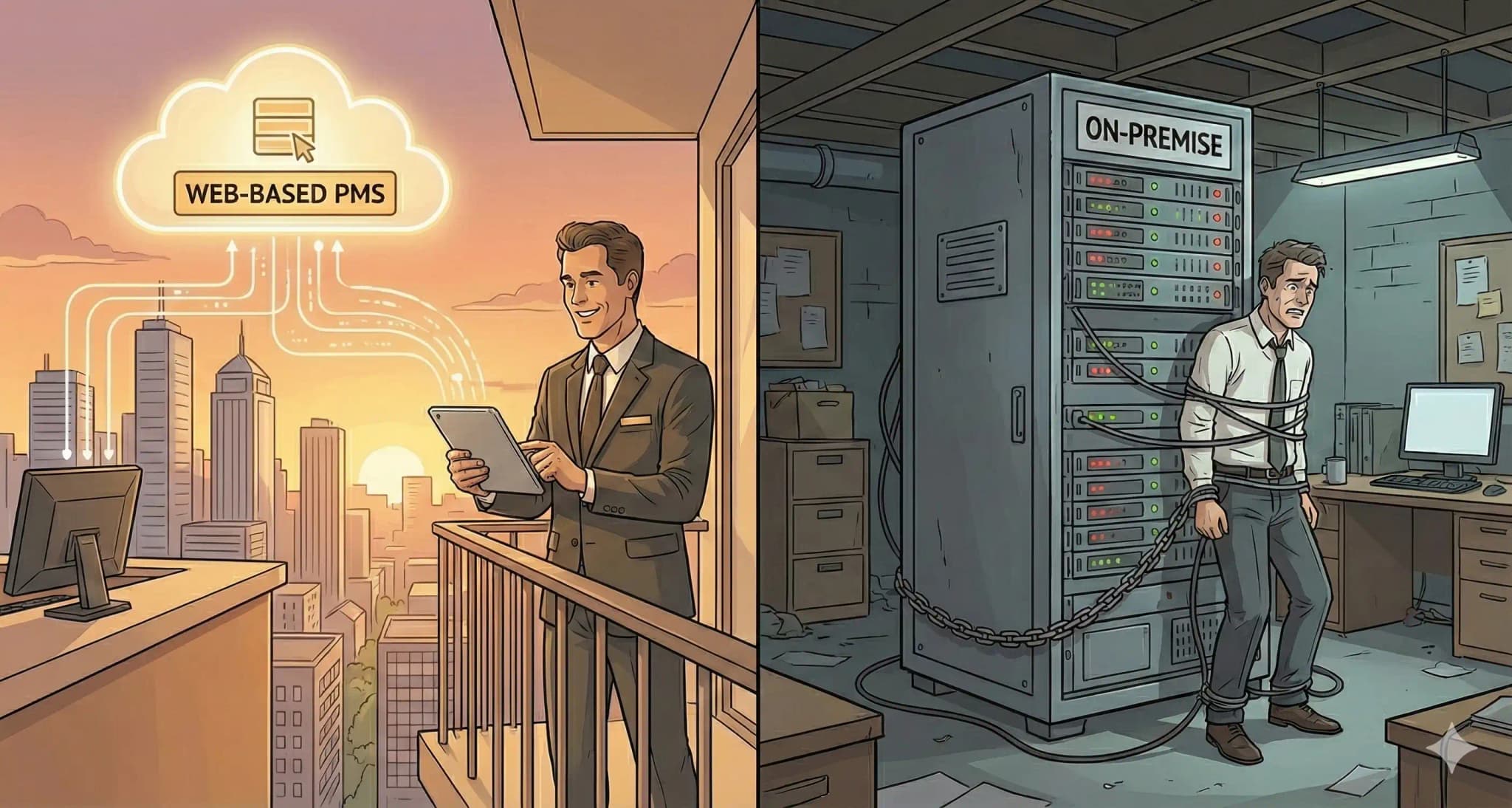 Web Based Property Management System: Cloud vs On-Premise
