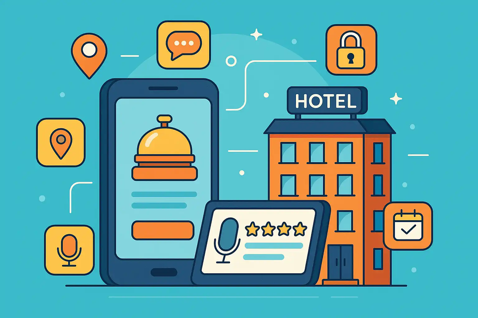 Guide des applications pour l'hôtellerie : Améliorer l'efficacité et l'expérience des clients