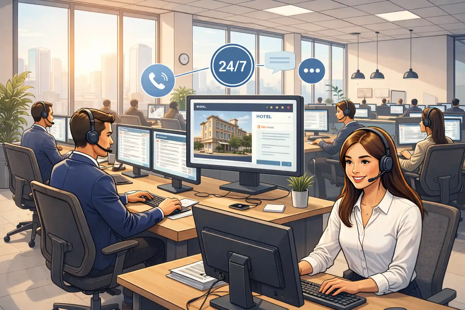 Integración de la voz con el correo electrónico, la web y otros canales