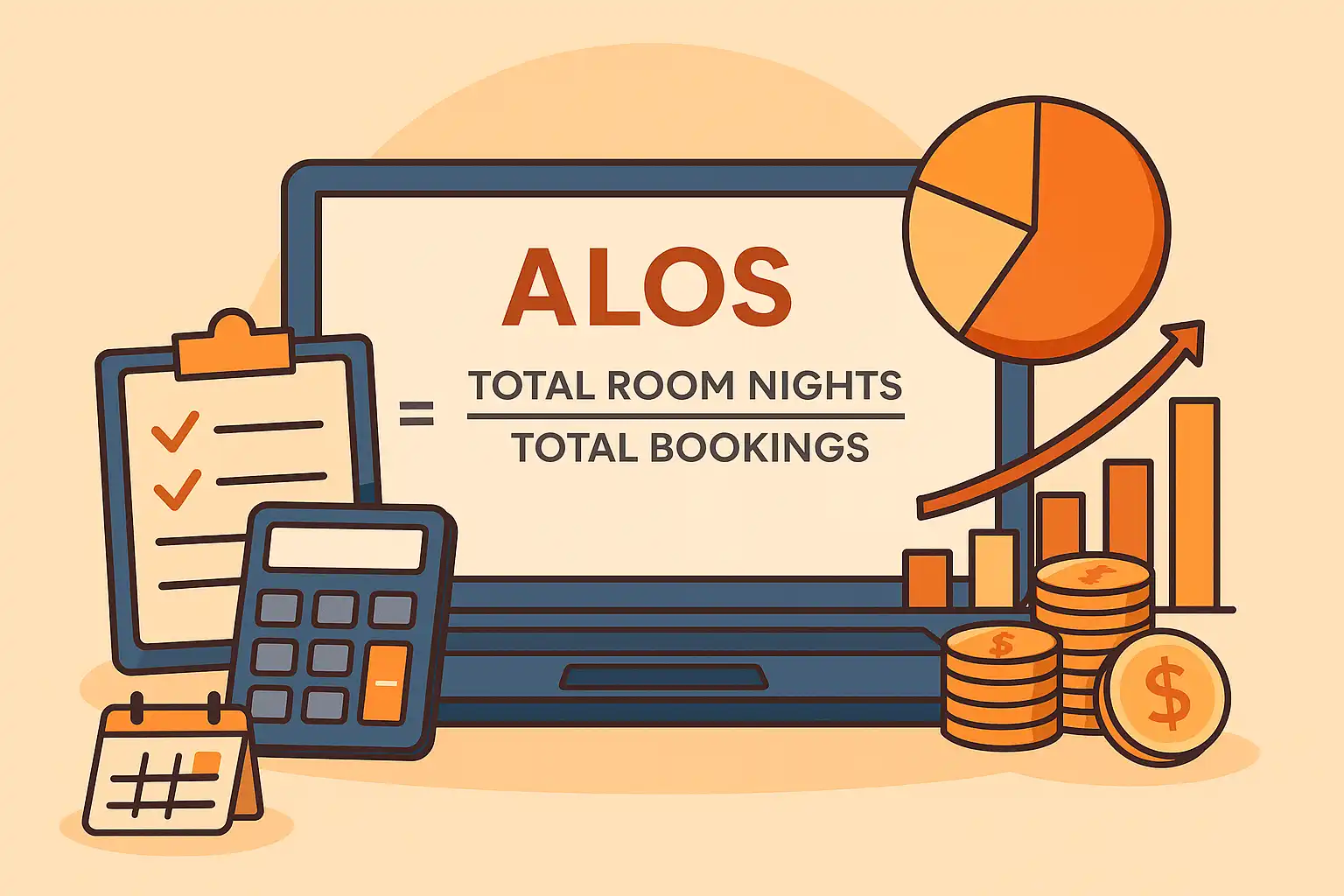 Was ist die durchschnittliche Aufenthaltsdauer (ALOS) eines Hotels?