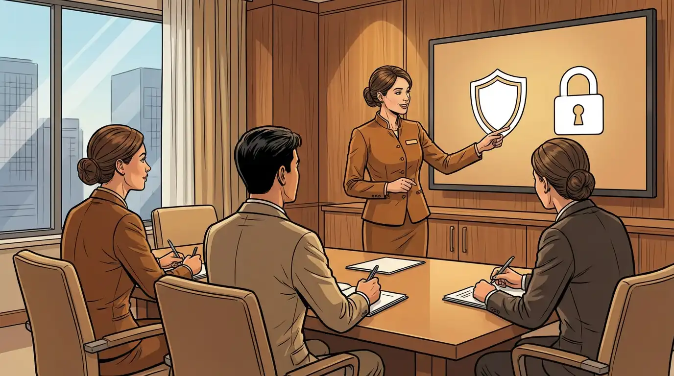 Teach staff what to do when they feel uneasy