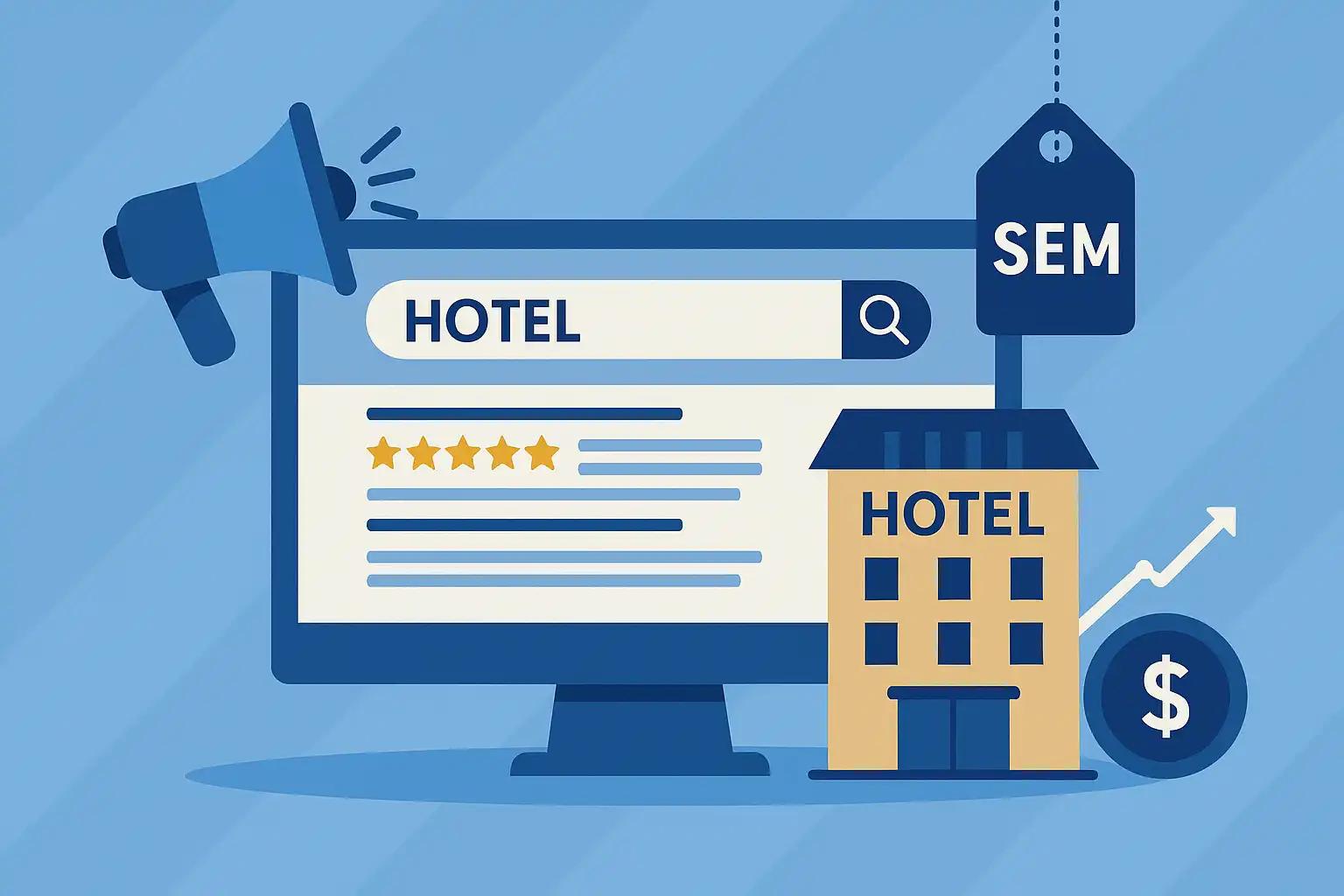 ¿Qué es el marketing en buscadores para hoteles (SEM)?