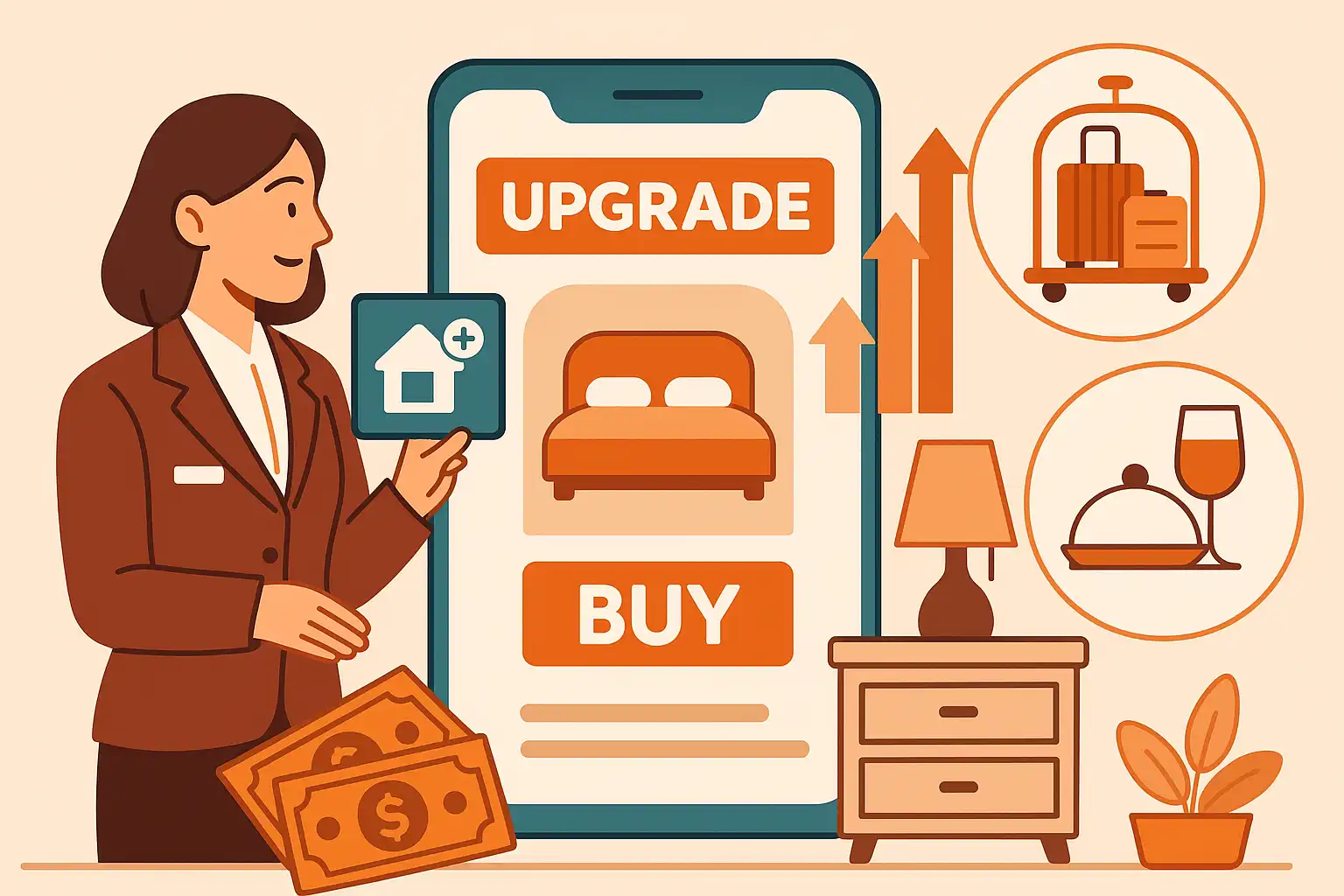 Upselling alberghiero: Strategie comprovate per aumentare le entrate