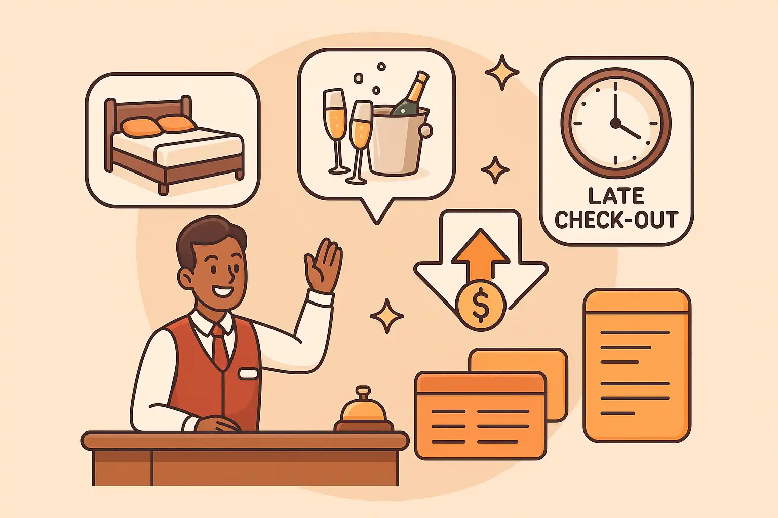 Opportunità di upselling specifiche per la struttura