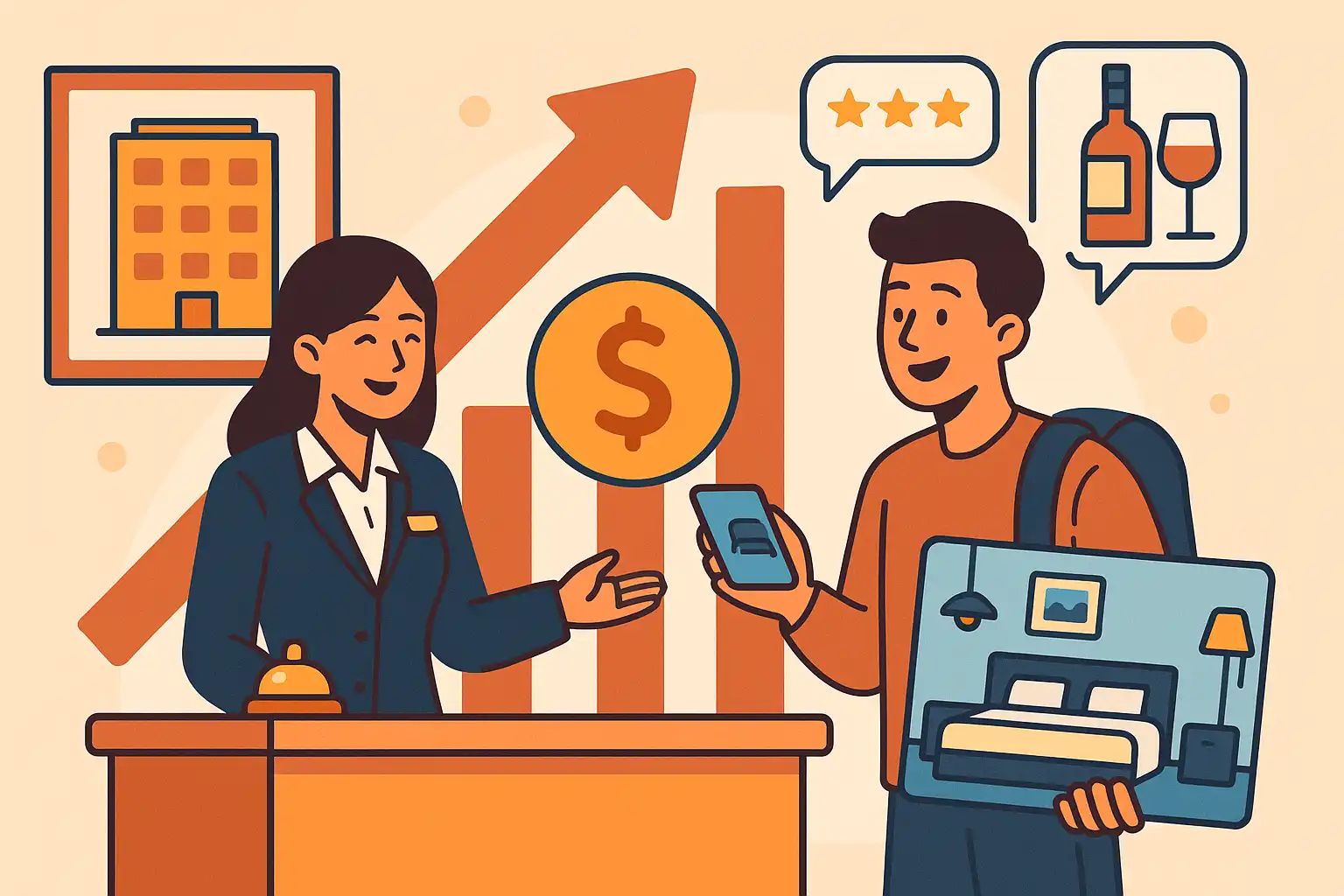 Strategie di prezzo per il successo dell'upselling in hotel
