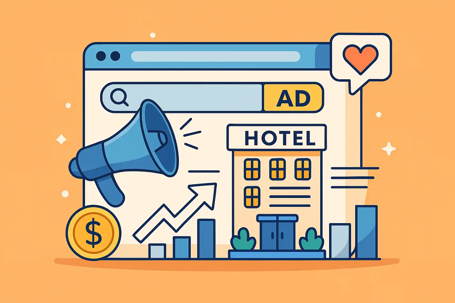 Pubblicità online per gli hotel: Approccio strategico orientato ai ricavi