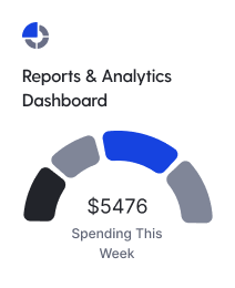 Reports & analytics dashboard
